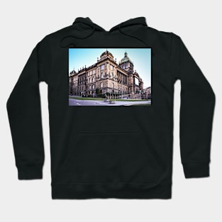 Prague National Museum main building Hoodie